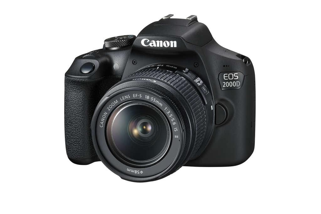 Canon EOS 2000D schwarz mit Objektiv (2728C003)