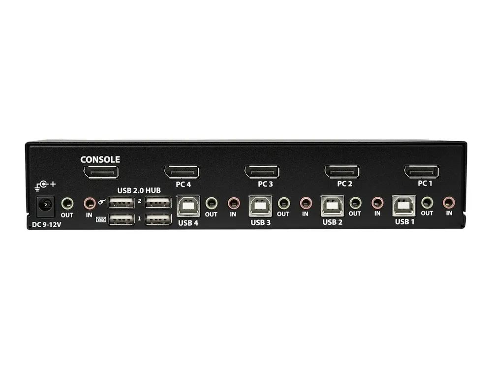 StarTech.com 4 Port DisplayPort KVM Switch - DisplayPort 1.2 KVM