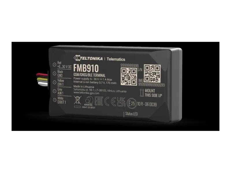 Teltonika FMB910 - GPS/GLONASS/GALILEO/BeiDou/QZSS Tracking-Gerät