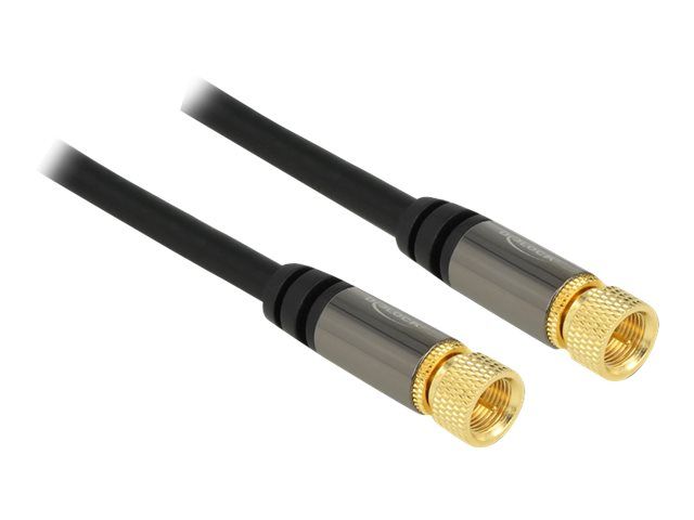 Delock HF-Kabel - F-Stecker (M) bis F-Stecker (M)