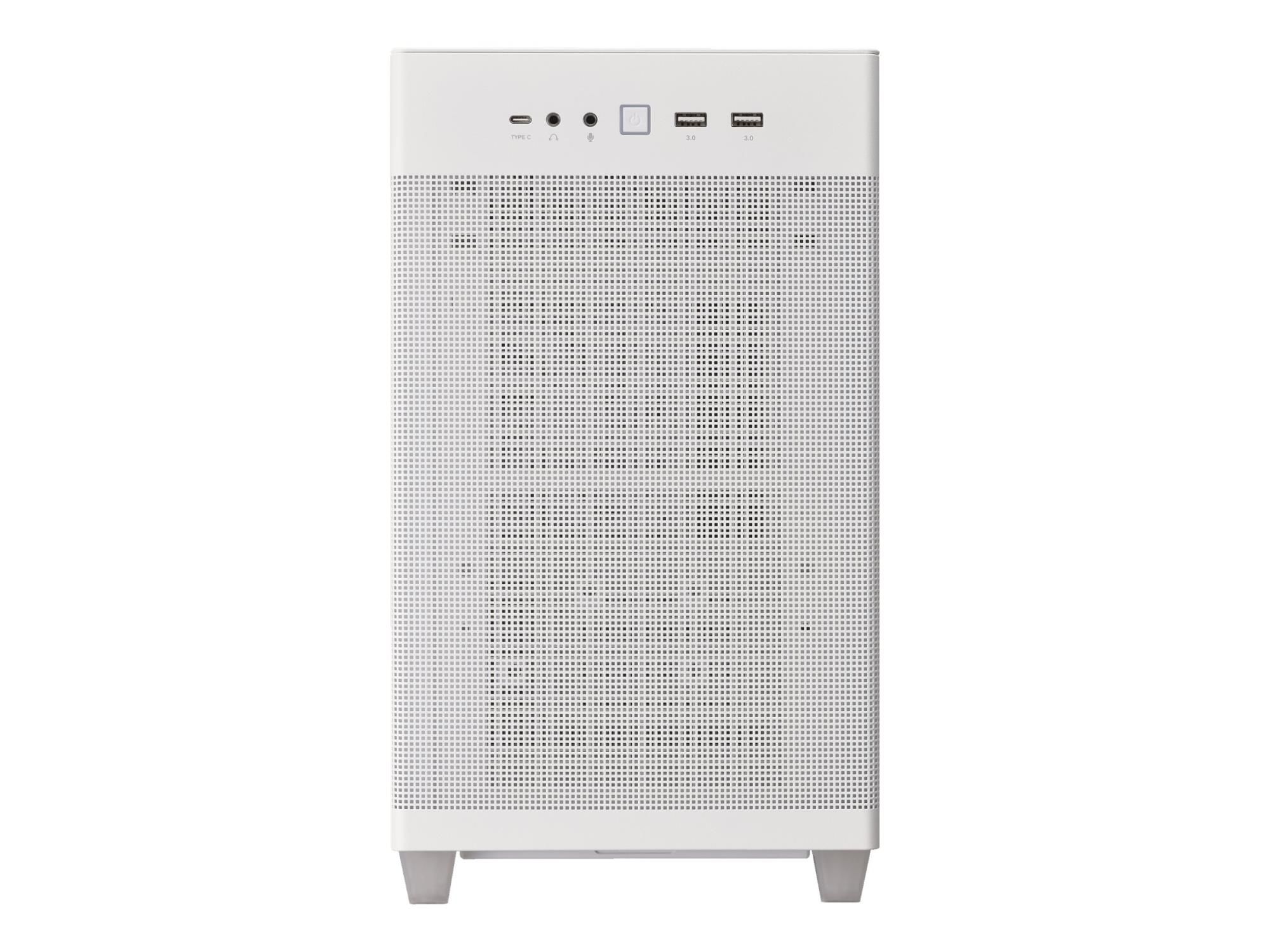 ASUS Prime AP201 - Kleiner Tower - micro ATX - Seitenteil mit Fenster (gehärtetes Glas)