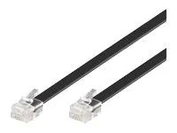 MicroConnect Modular Straight - Telefonkabel - RJ-12 (M)