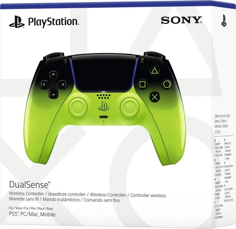 Sony Controller PS5 DualSense Remix Green - Gamepad - Optisch