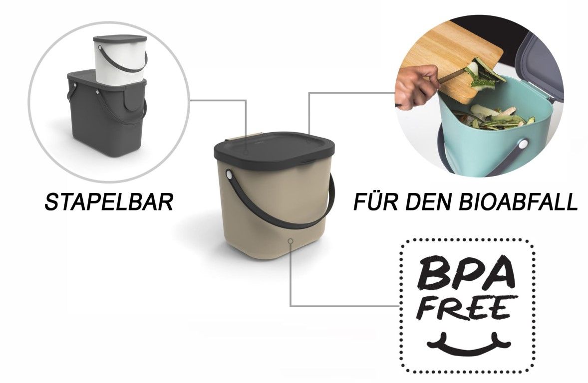 Rotho Recycling Müllsystem 6 l ALBULA