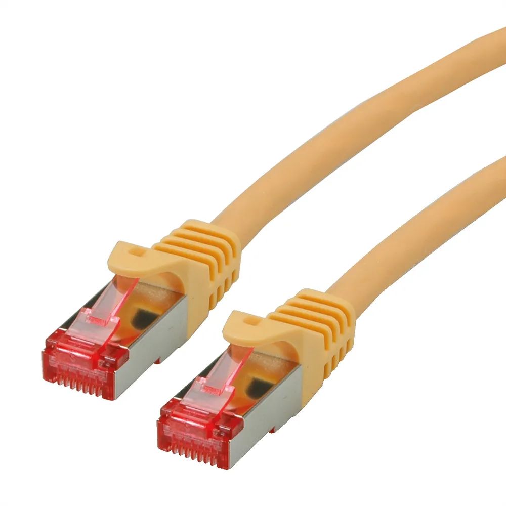 ROLINE Patchkabel Cat.6 S/FTP (PiMF), Component Level, LSOH, gelb, 1 m