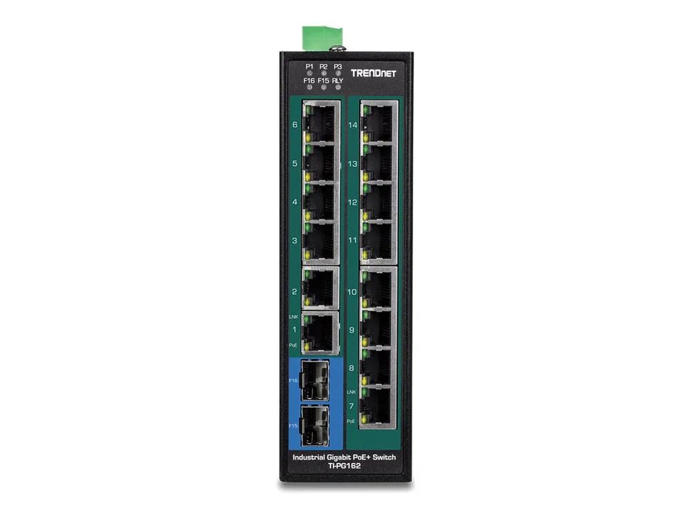 TRENDnet TI-PG162 - Industrial - Switch - unmanaged