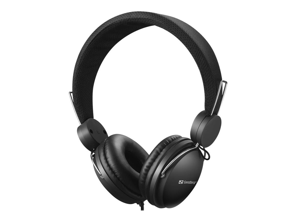 SANDBERG MiniJack Headset with Line-Mic - Kopfhörer mit Mikrofon