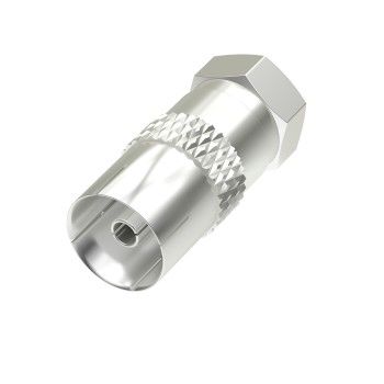 Hama SAT-Adapter, F-Stecker - Koax-Kupplung