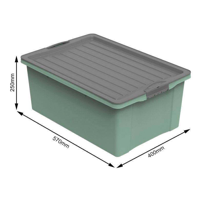 Rotho Stapelbox A3, 38 l COMPACT