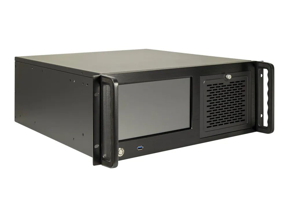 Inter-Tech IPC 4U-4460TFT - Rack-Montage - E-ATX - keine Spannungsversorgung (ATX / PS/2)