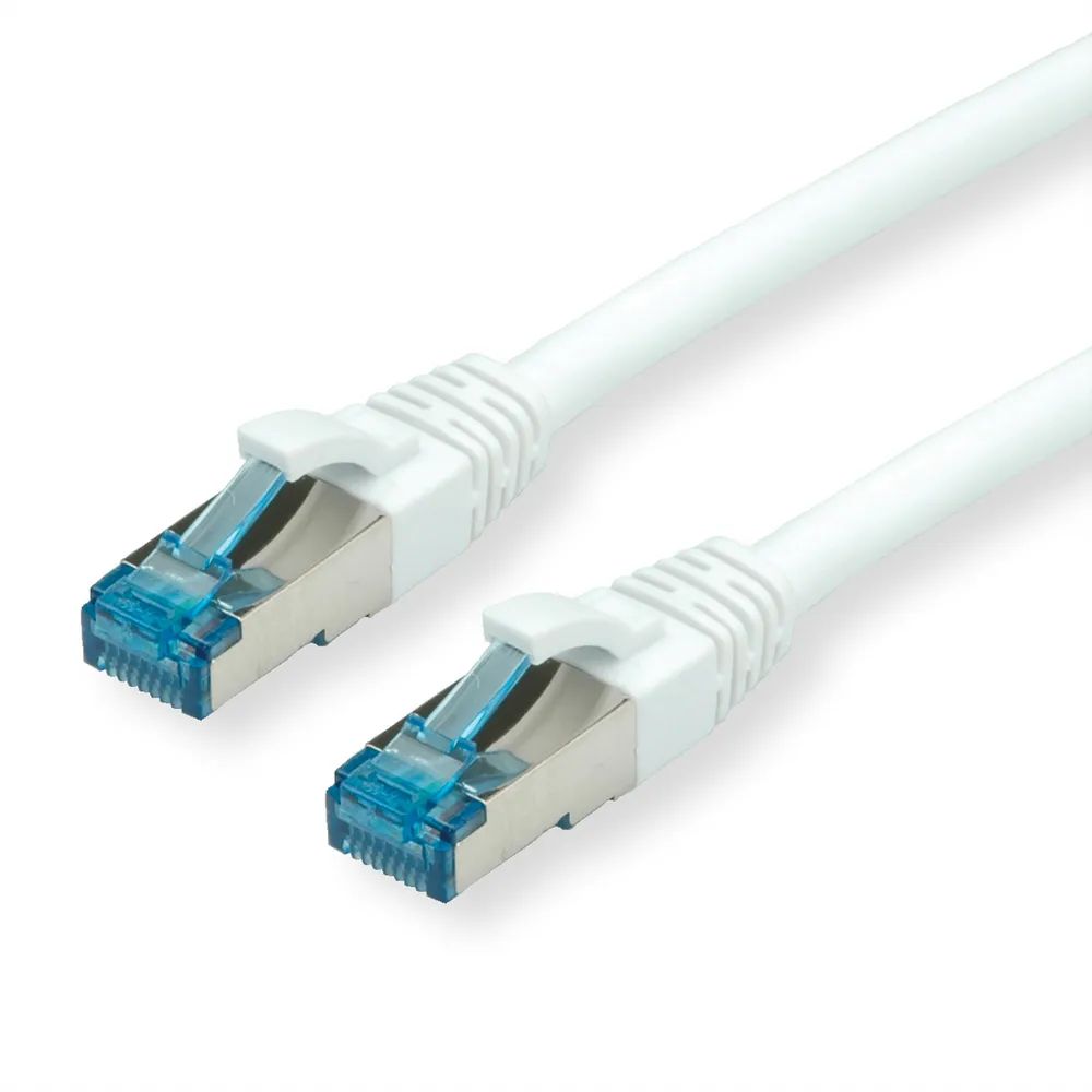 VALUE Patchkabel Cat.6A (Class EA) S/FTP (PiMF), LSOH, weiß, 7 m