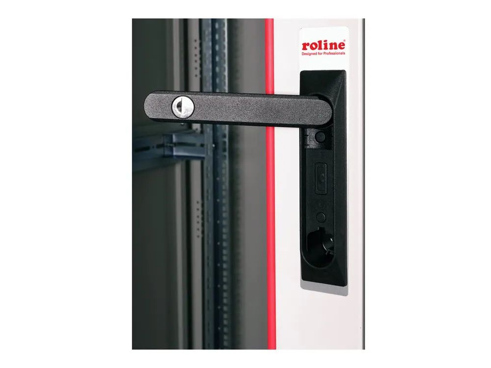 ROLINE Basic - Schrank Netzwerkschrank - Glas Tür, 800 x 800 (B x T)