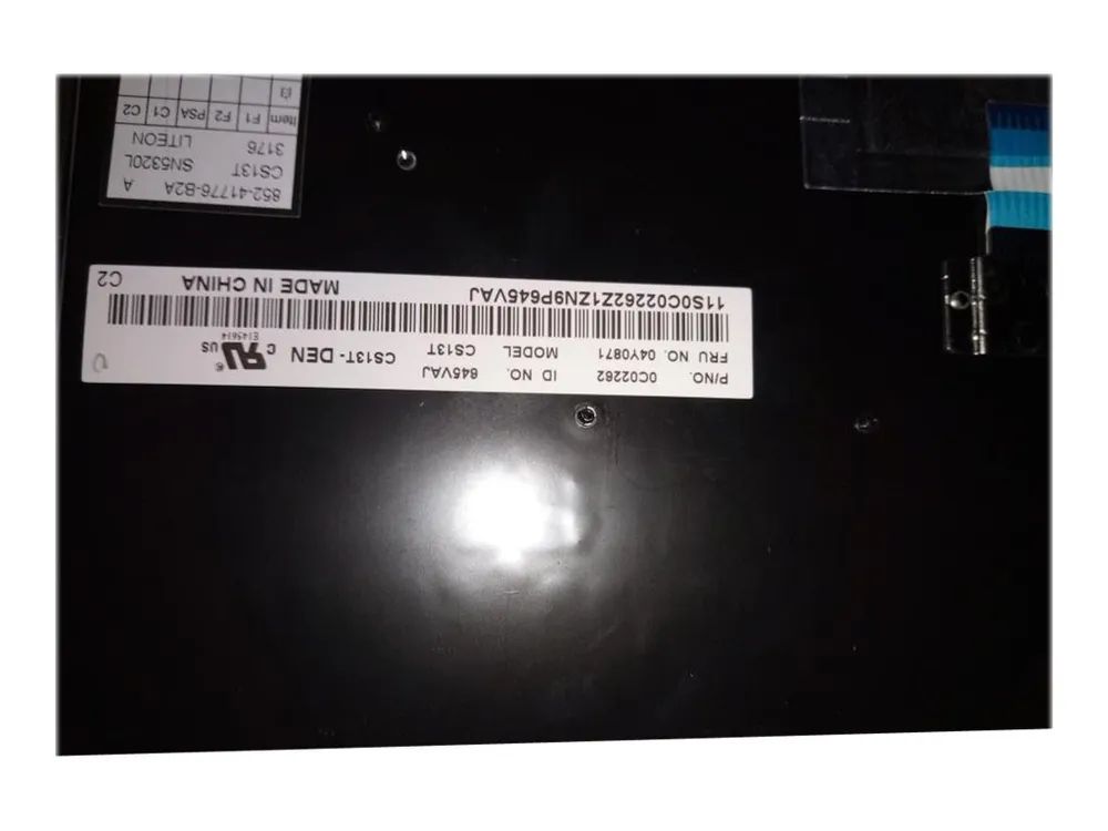 Lenovo Lite-On CS13T - Ersatztastatur Notebook - mit Trackpoint