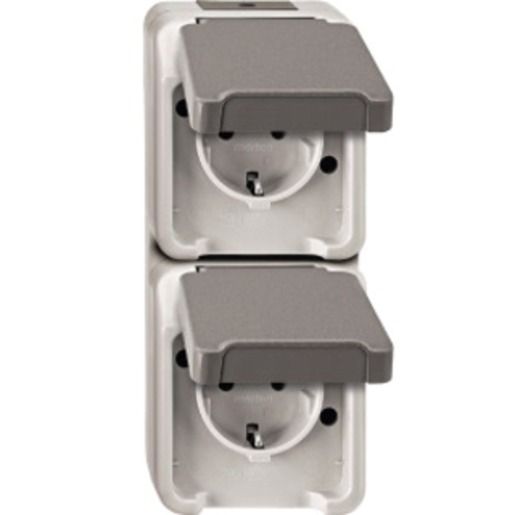 Merten FR-SSTD 2-FACH AP SENKR.AQUA. / MERTEN MEG2329-8029