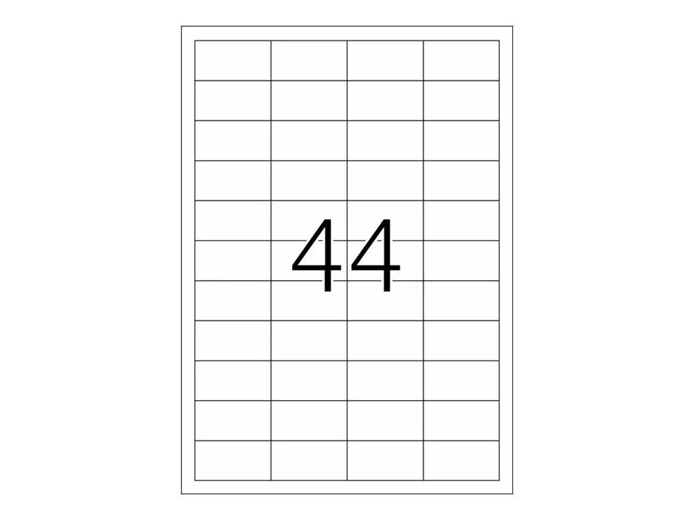 HERMA Premium - Papier - matt - permanent selbstklebend - weiß - 48.3 x 25.4 mm 1100 Etikett(en) (25 Bogen x 44)