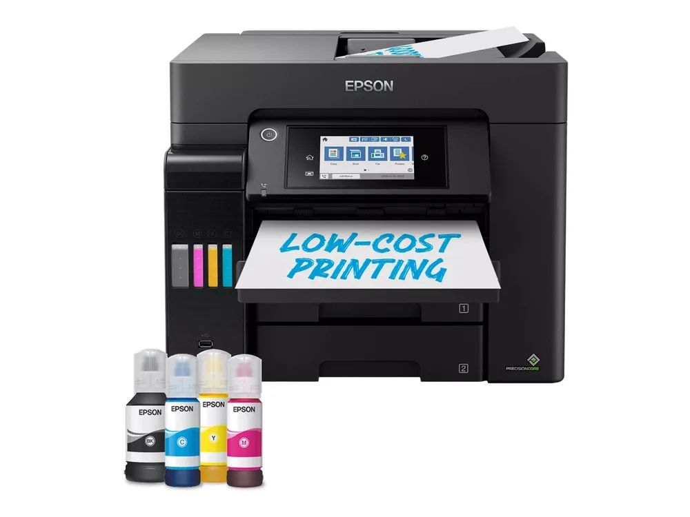 Epson EcoTank ET-5855 - Multifunktionsdrucker - Farbe - Tintenstrahl - ITS - A4/Legal (Medien)