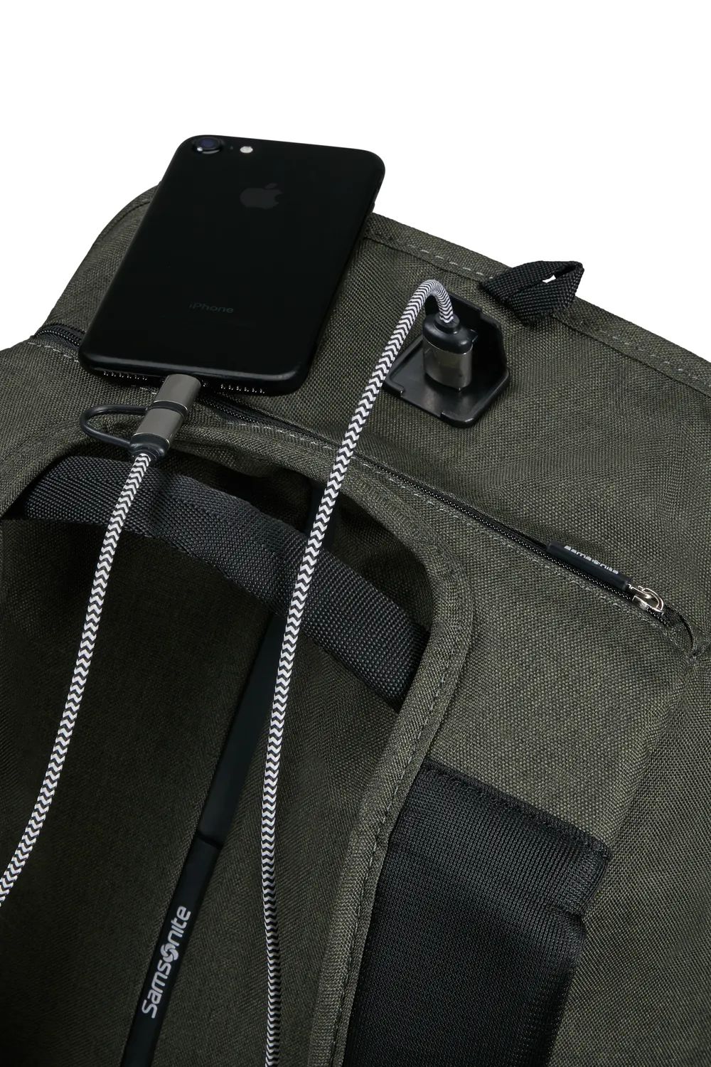 SAMSONITE SECURIPAK LAPTOP BACKPACK 15.6", FOLIAGE GREEN