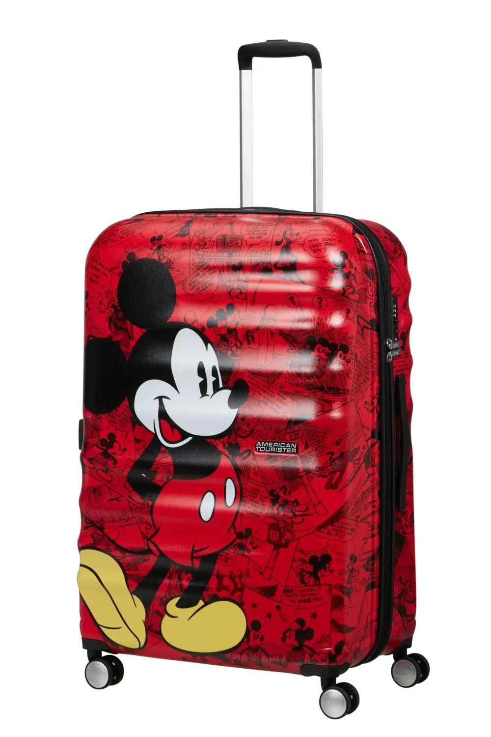 AMERICAN TOURISTER WAVEBREAKER SPIN.77/28, MICKEY COMICS RED