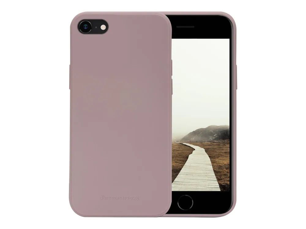 dbramante1928 Greenland - Hintere Abdeckung für Mobiltelefon - Snap-on - 100 % recycelter Kunststoff - rosa sandfarben - für Apple iPhone 7, 8, SE (2. Generation)