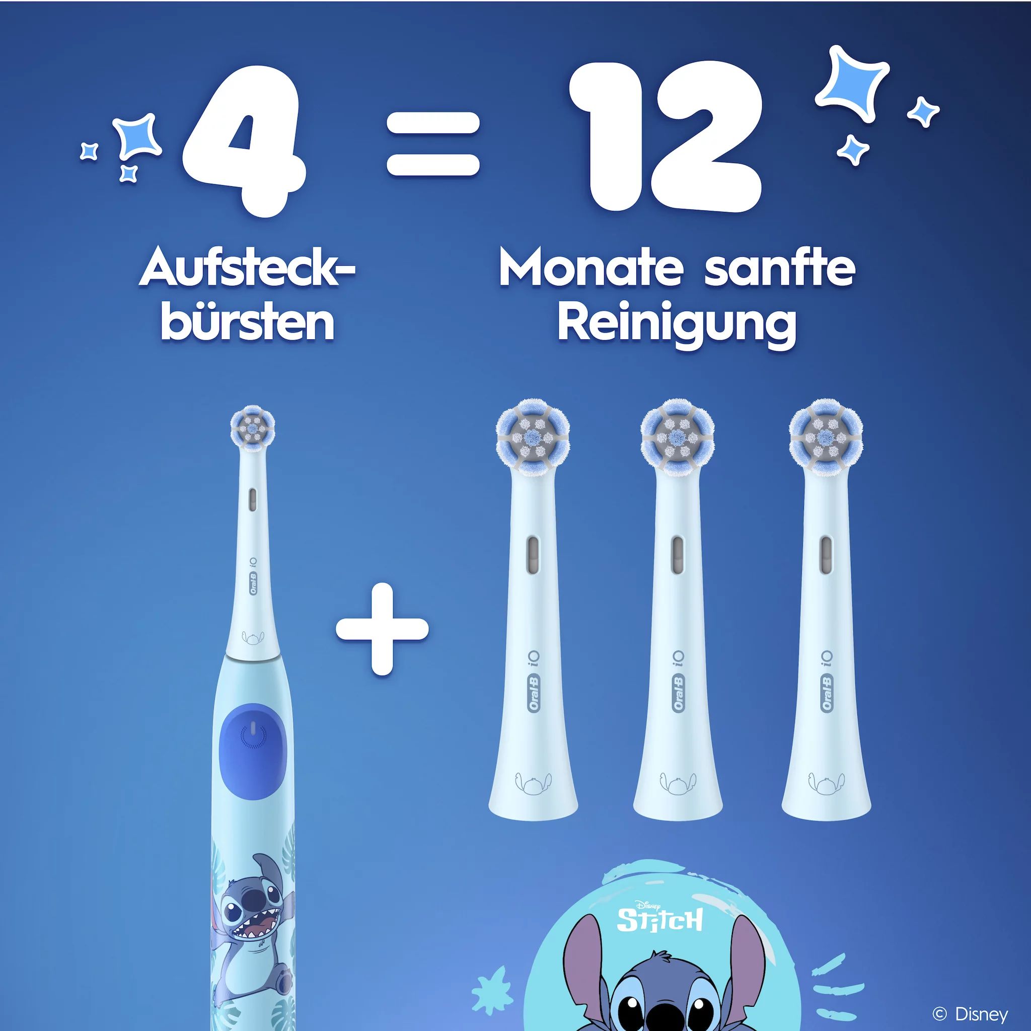 Oral-B Aufsteckbürsten iO Kids Stitch 8er FFU
