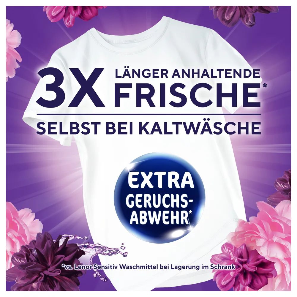 Lenor WM Flüssig Amethyst & Blütentraum 1.125L 