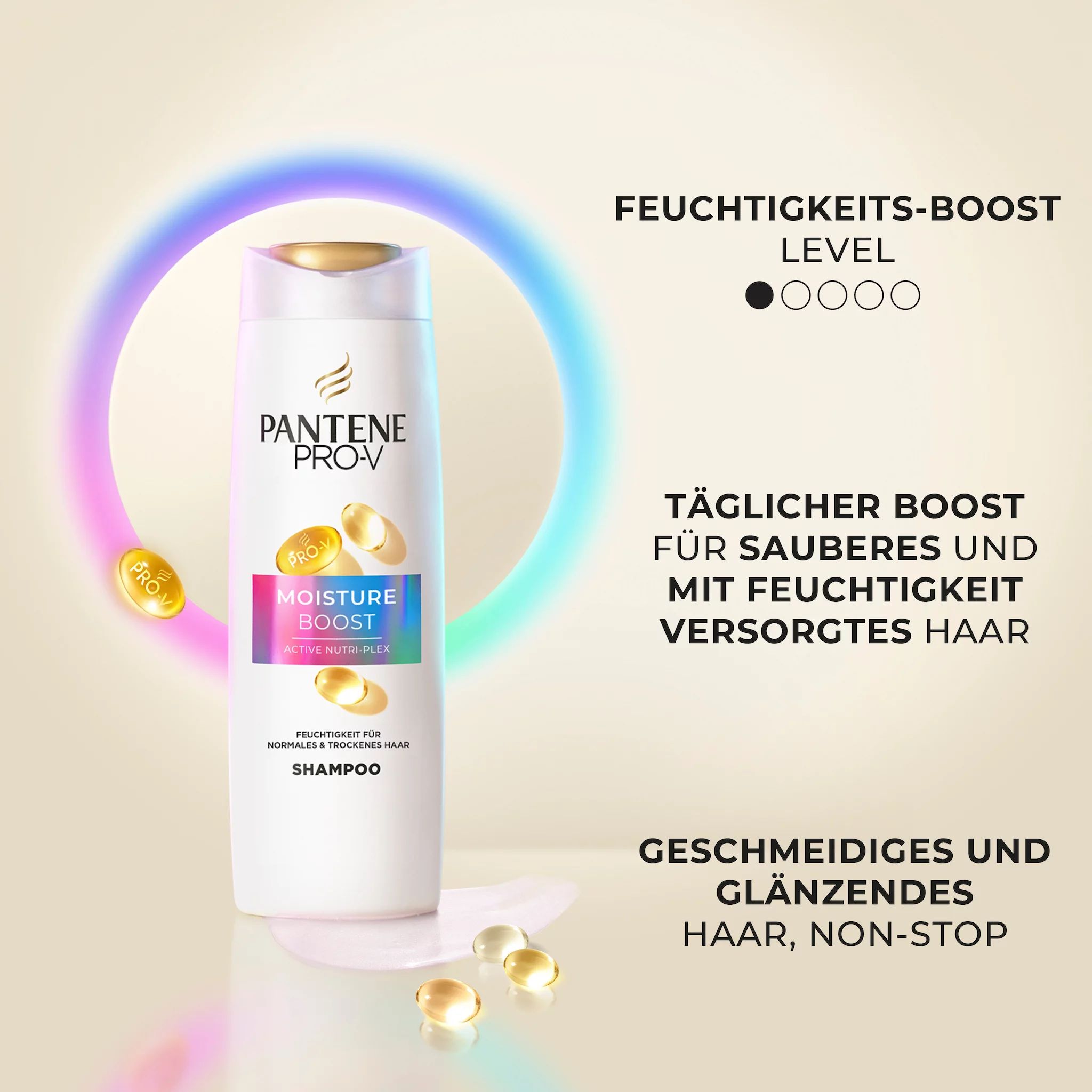 Pantene Pro-V Moisture Boost Shampoo, 300ml