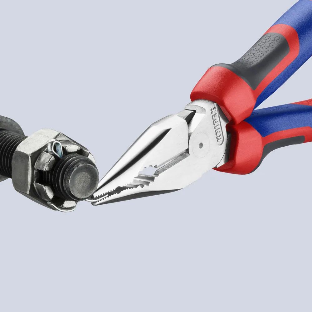 KNIPEX Spitz-Kombizange mit Comfort-Griffen verchromt 192 mm