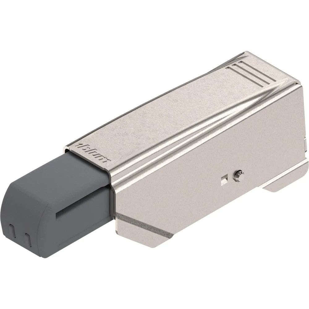 BLUM BLUMOTION 973A, Aufsteckteil-Scharnier gekröpfter Bandarm, Stahl vernickelt