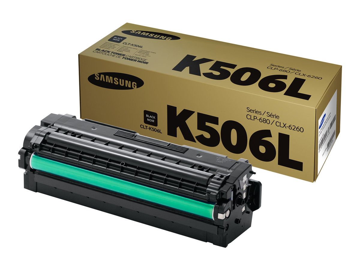 Samsung CLT-K506L - Hohe Ergiebigkeit - Schwarz - Original - Tonerpatrone (SU171A)