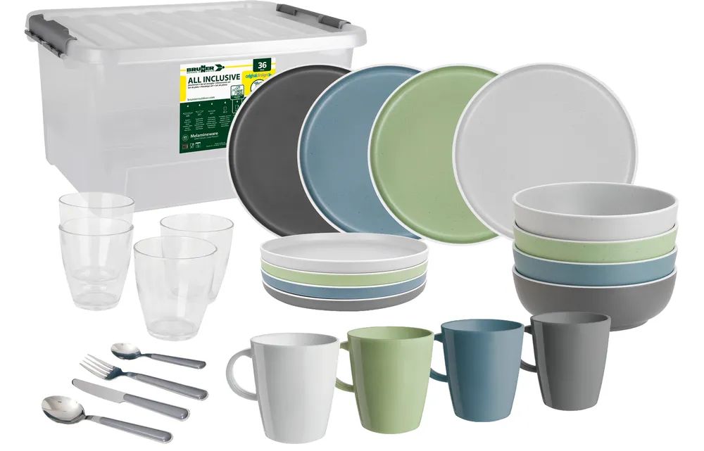 Brunner All Inclusive Dolomit bunt 36 tlg.