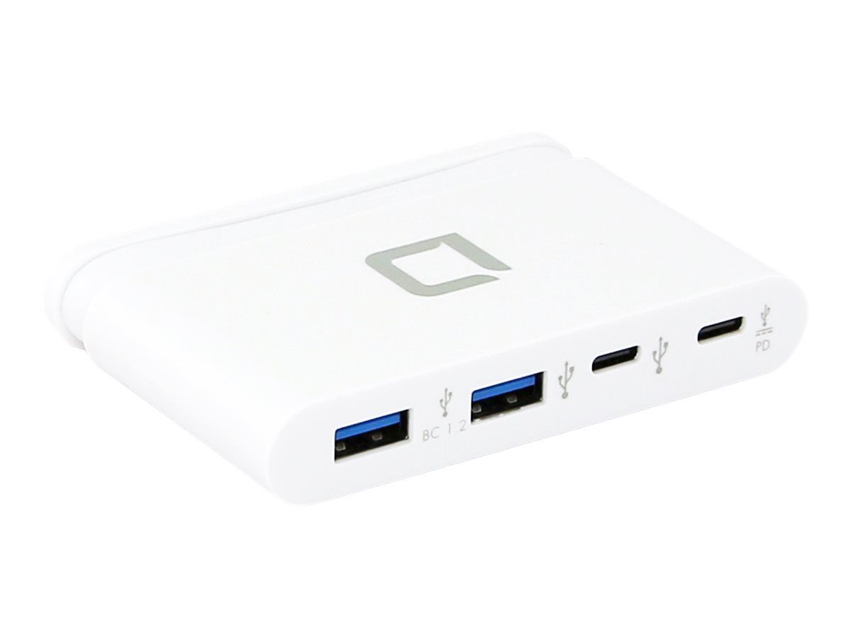 Dicota USB-C Portable Hub 4-in-1 - Hub - 2 x USB-C + 2 x SuperSpeed USB
