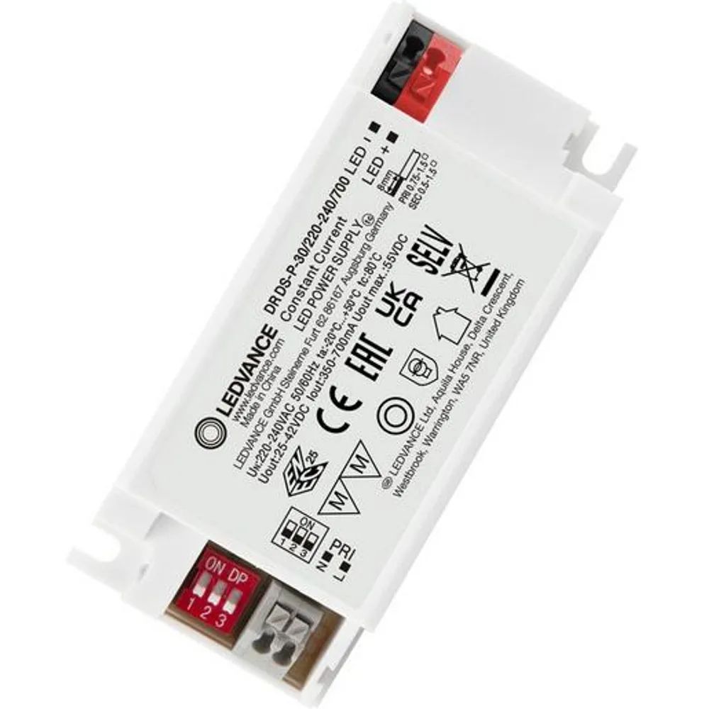 Ledvance LED-TREIBER 700MA DIP-SWITCH / LEDVAN DR DS-P-30/220-240 4099854077081