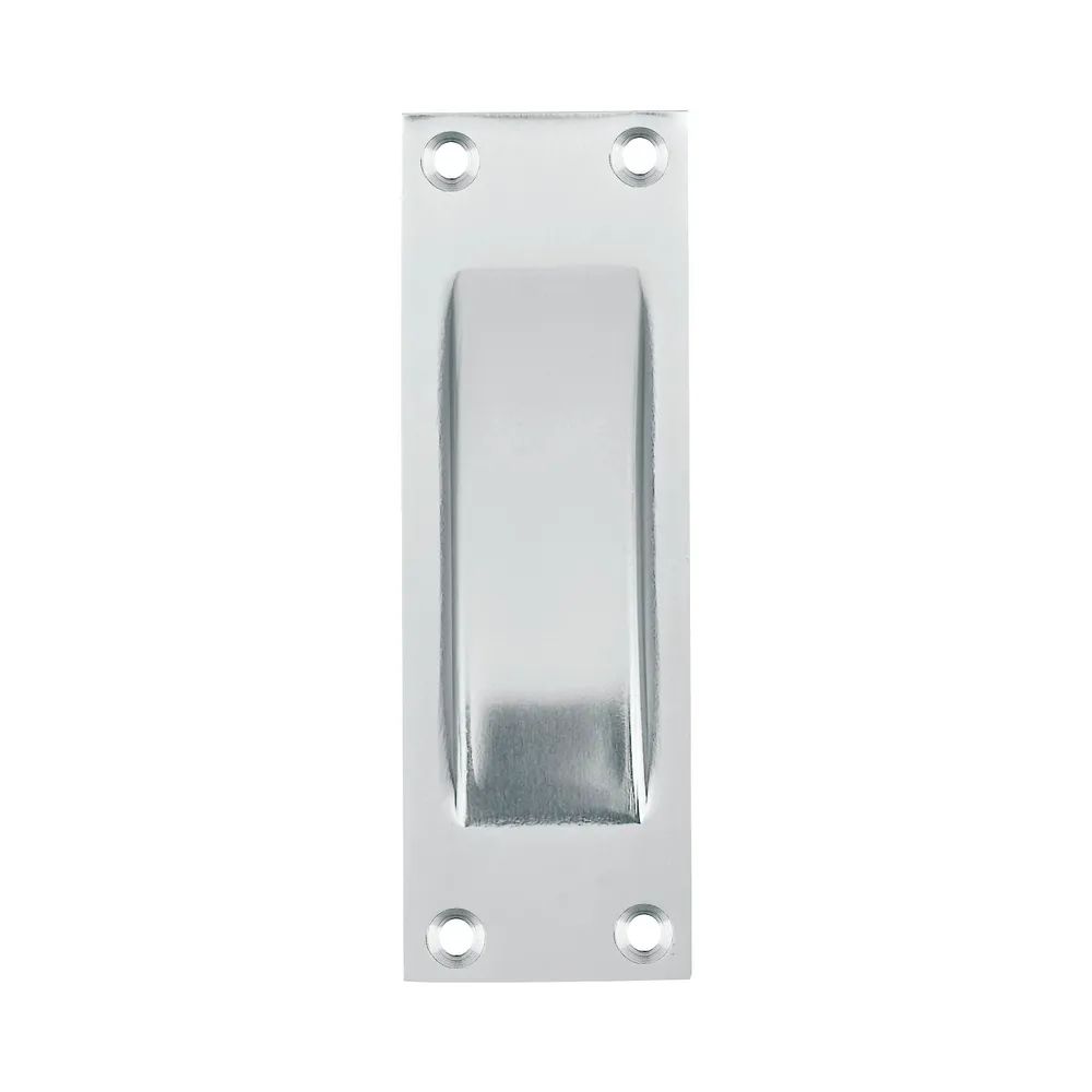 HOPPE Schiebetürmuschel 40 x 120 mm, Aluminium silber eloxiert
