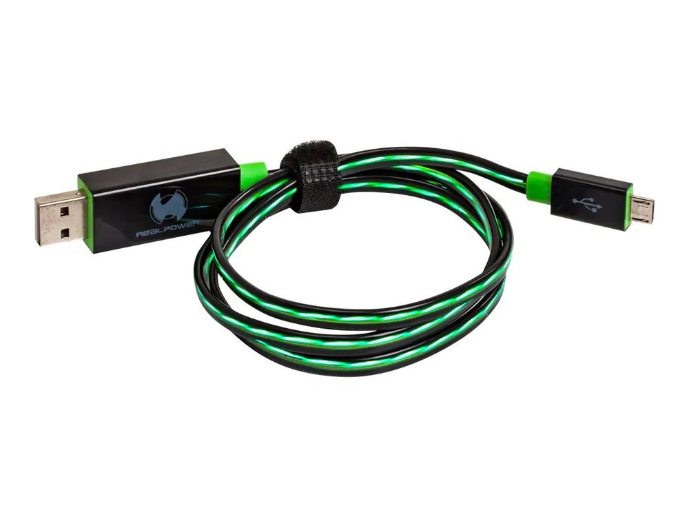 RealPower LED floating - USB-Kabel - USB (M)