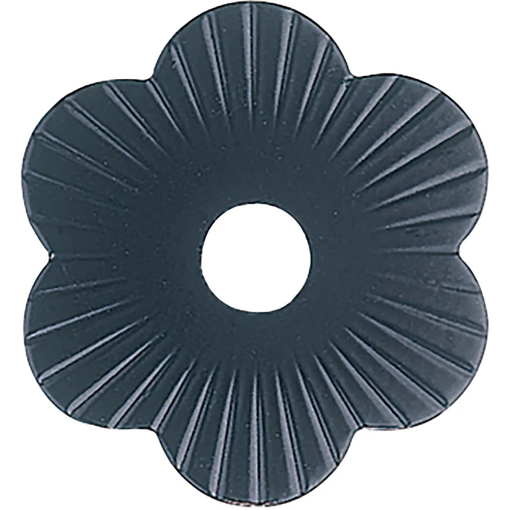 Hofmann GmbH & Co KG Metallwarenerzeugung Zierrosette (Pfettenscheibe) ø 80x4 mm, Bohr-ø 13 mm, schwarz pulverbesch. (B)