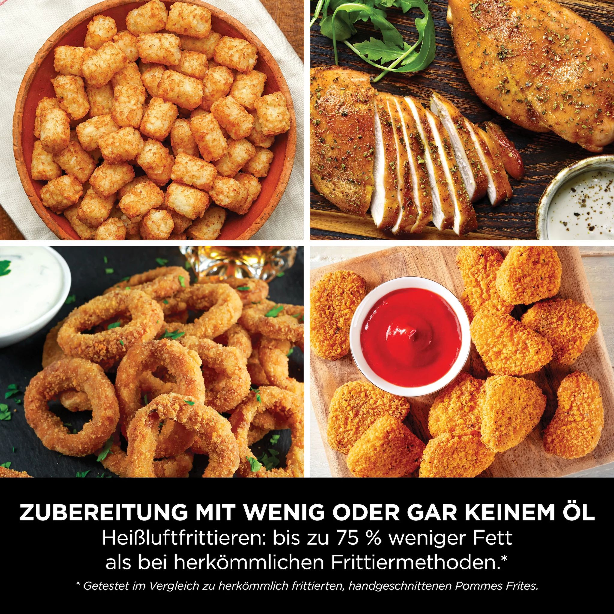 Ninja Double Stack 2-Ebenen Heißluftfritteuse 7,6 L - SL300EU