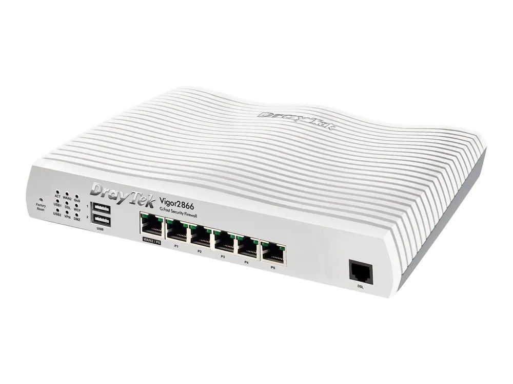 Draytek Vigor 2866 - Router - DSL-Modem 5-Port-Switch