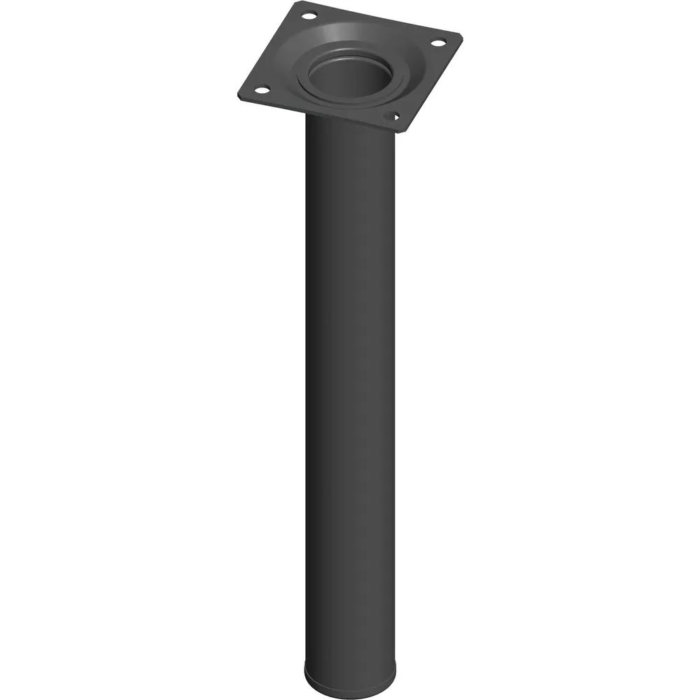 alfer® Austria GmbH  ELEMENT SYSTEM Möbelfuß Rundrohr ø 30 mm, Länge 250 mm, Stahl schwarz