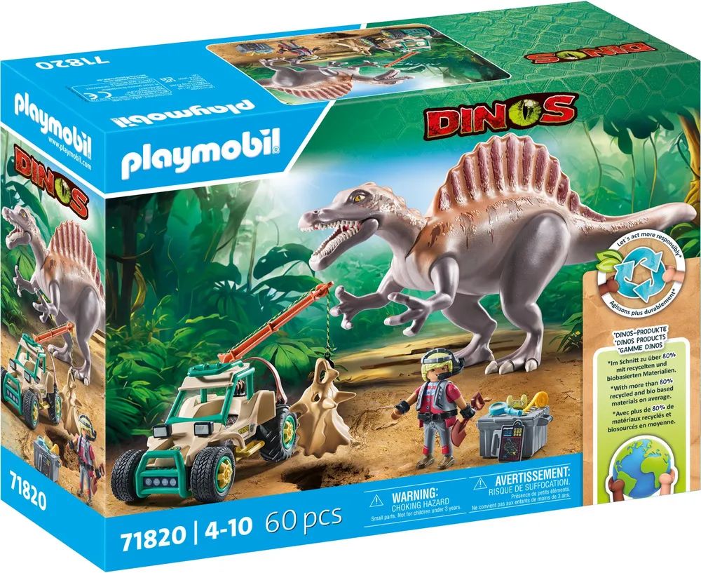 geobra Brandstätter Stiftung & Co.K Spinosaurus-Angriff auf Dino-Ausgrabung