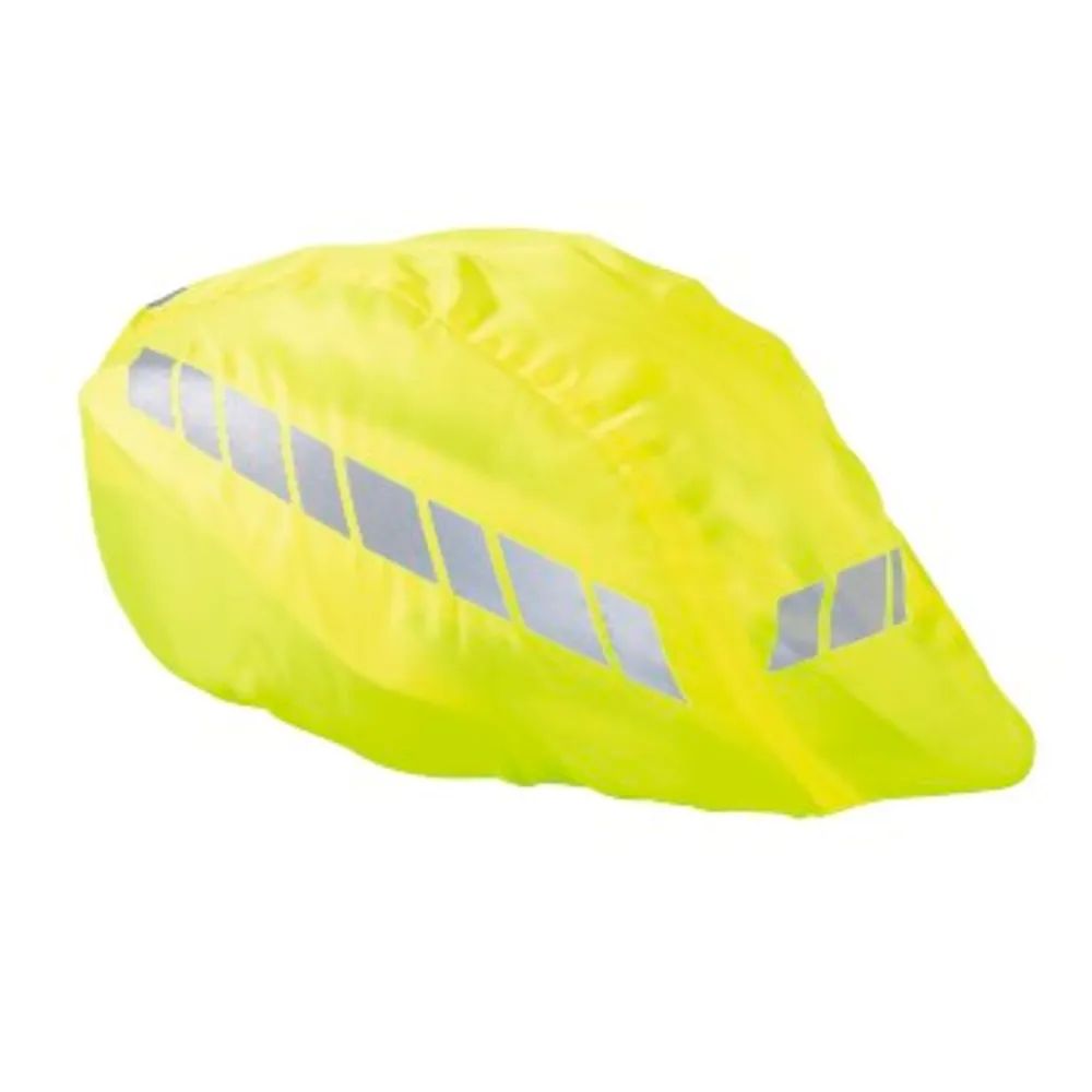Hama Helmüberzug für Fahrradhelme, reflektierend, wasserabweisend, Neongelb