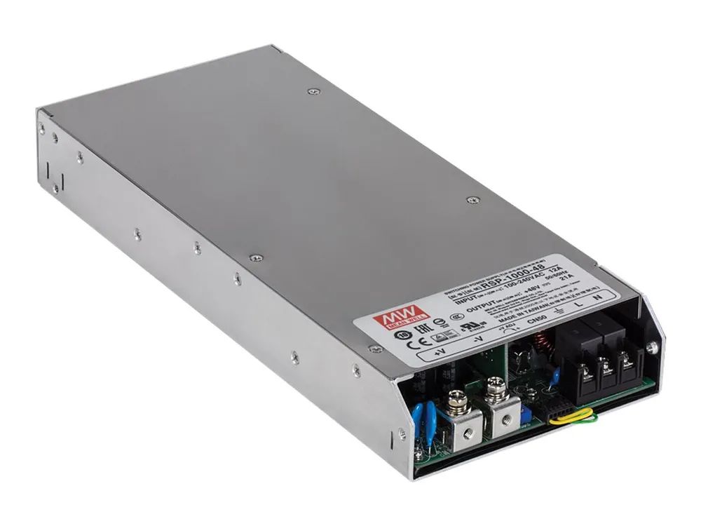 TRENDnet TI-RSP100048 - Netzteil (Rack - einbaufähig) - Wechselstrom 100-240 V - 1000 Watt - aktive PFC - 4U - 48.3 cm (19")
