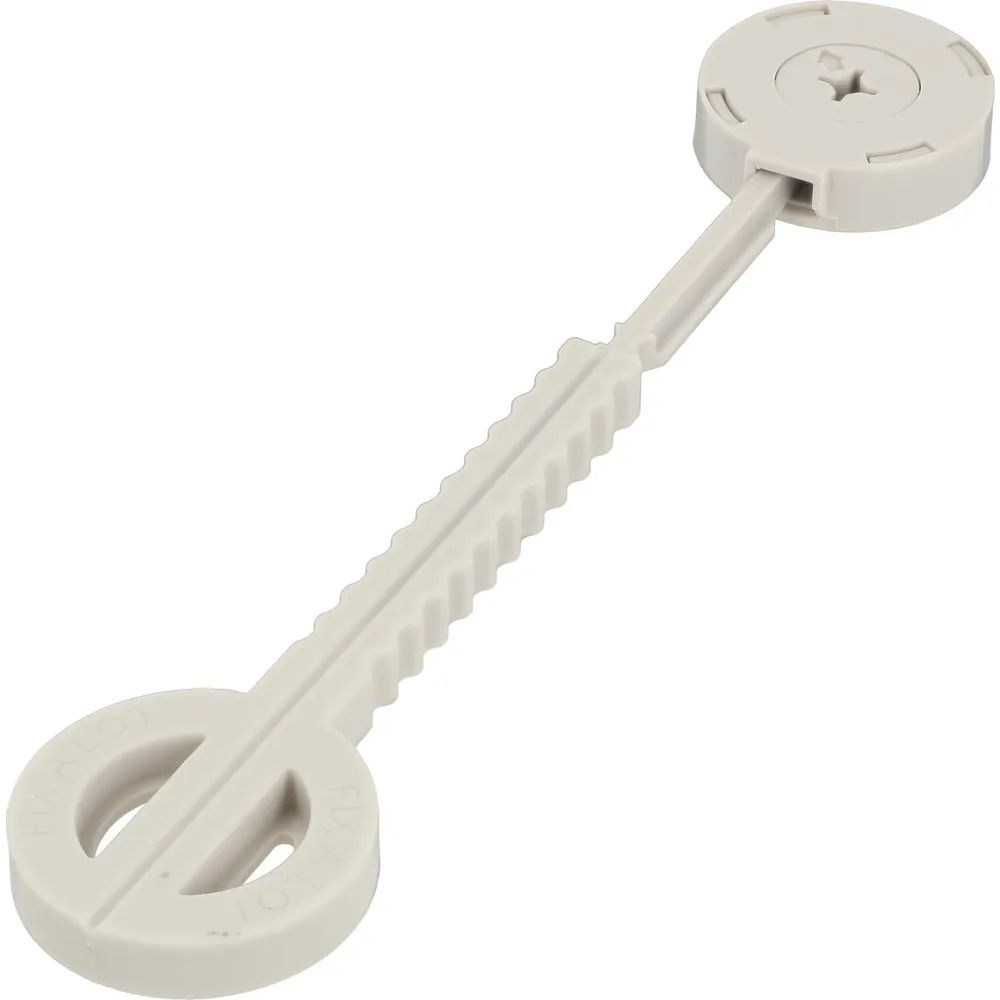 SISO Arbeitsplattenverbinder FIX-A-LOT für Arbeitsplatten ab 10 mm, KS hellgrau