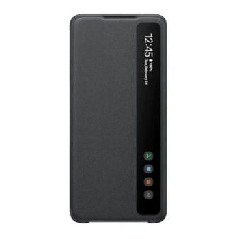 Samsung Clear View Cover "EF-ZG988" für Galaxy S20 Ultra, Schwarz