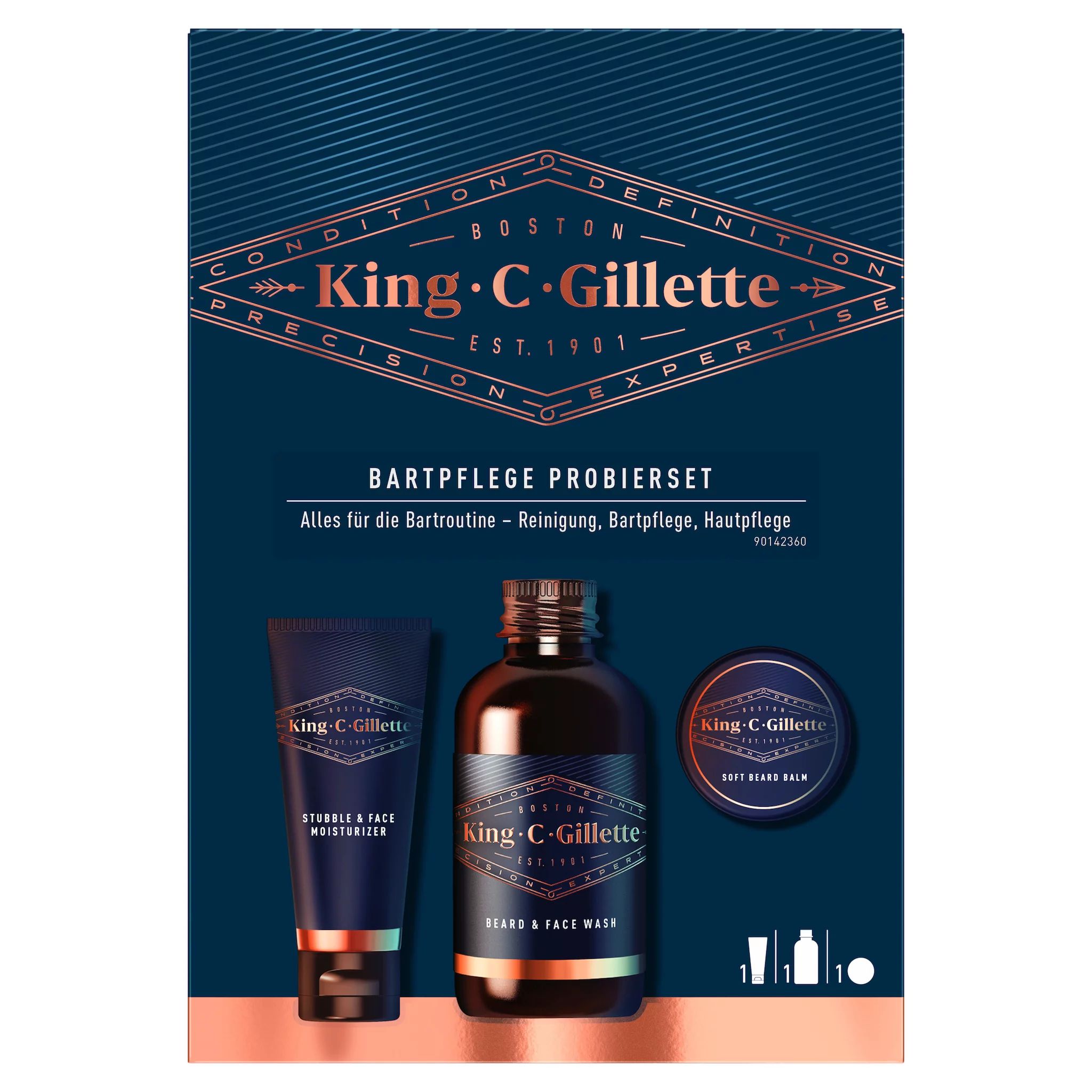 Gillette King C. Gillette Mini-Probier- Und Geschenkset