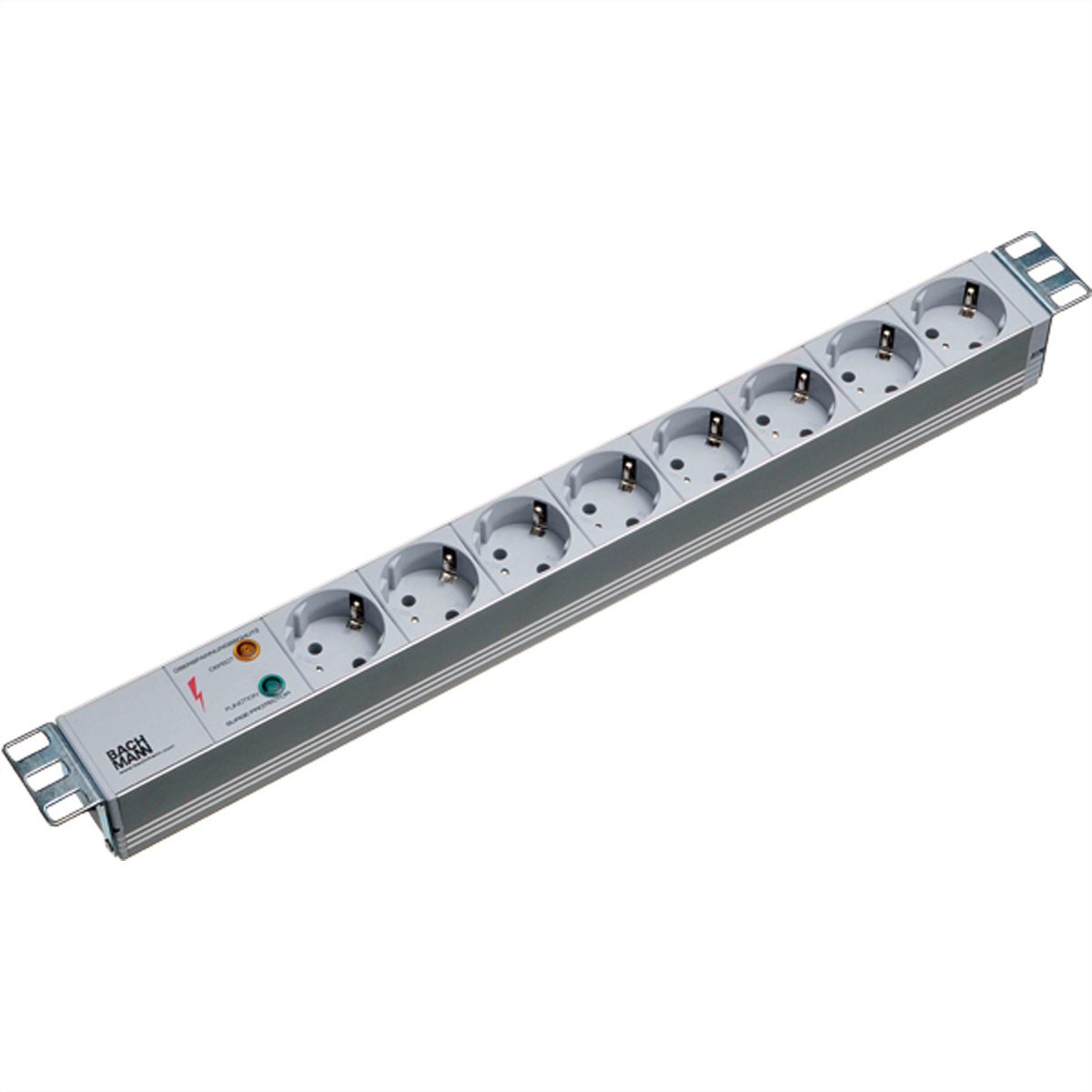 Bachmann Secomp - Überspannungsschutz (Rack - einbaufähig) - Ausgangsanschlüsse: 8 - 1U - 48.3 cm (19")