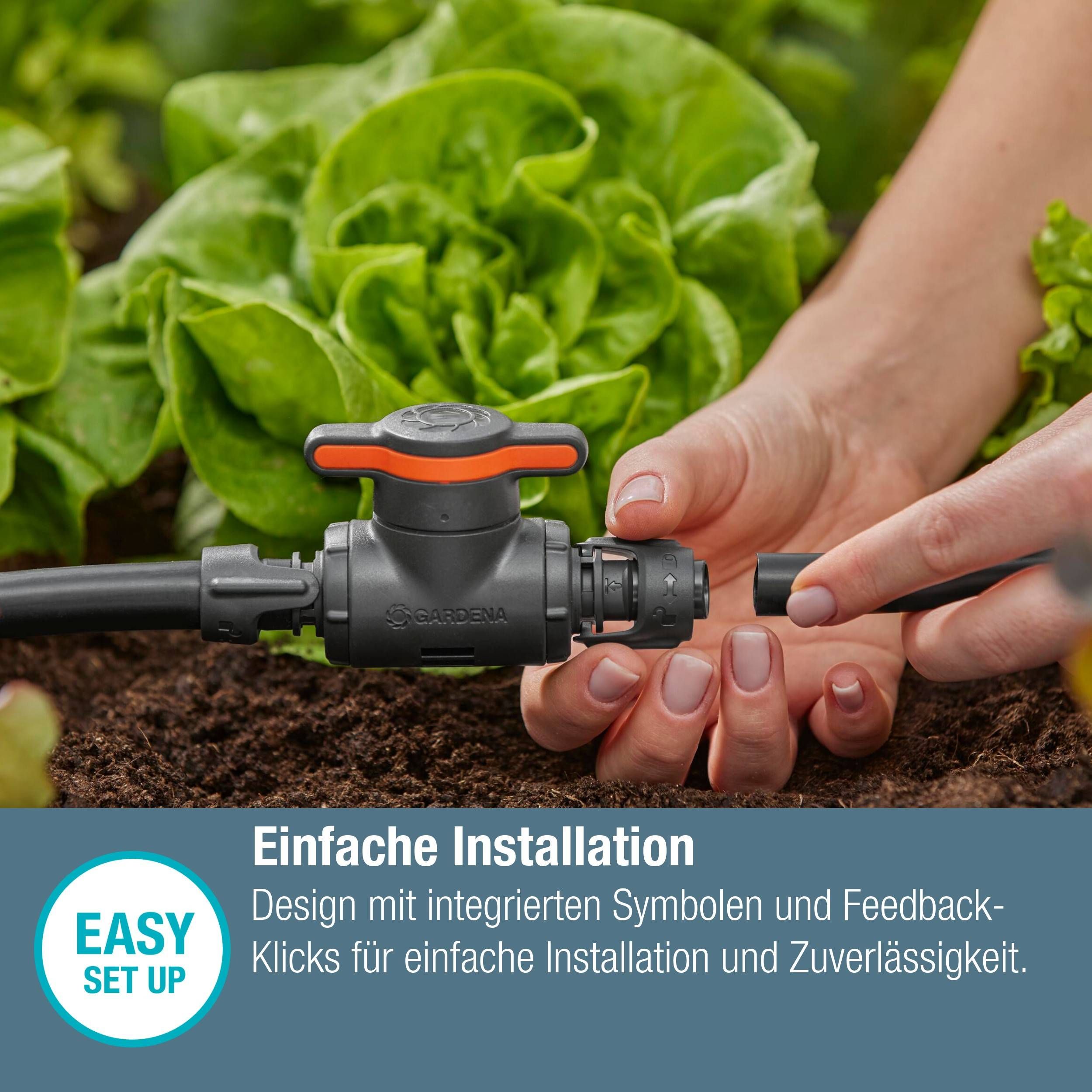 Gardena Micro-Drip-System Regulier-/Absperrventil 13 mm (1/2") - Inhalt: 1 Stück