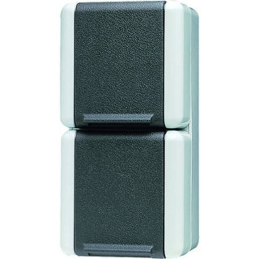 Jung AP-SSTD 2-FACH SENKRECHT IP44 / JUNG 822 W 822W