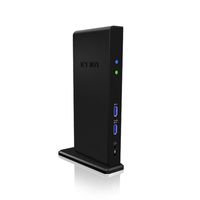 ICY BOX IB-DK2241AC - Dockingstation - USB - DVI, HDMI