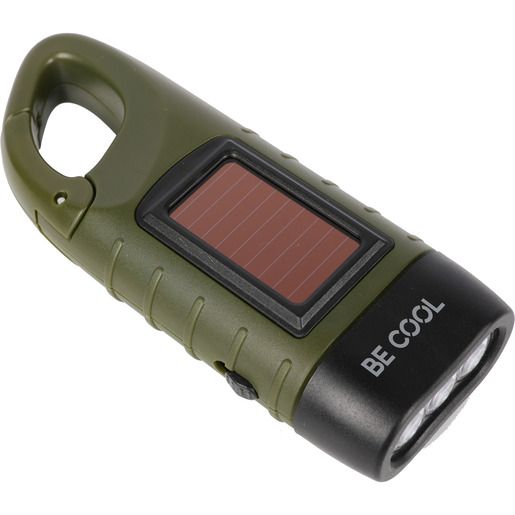 Be Cool LED SOLAR- U.KURBELTSCHENLAMPE / BECOOL BC23KTL40 SW BC23KTL40