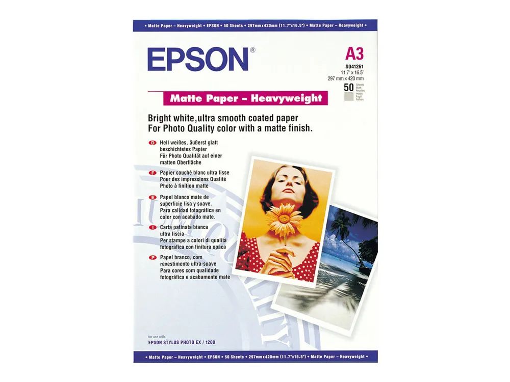 Epson Matt - A3 (297 x 420 mm) - 167 g/m²